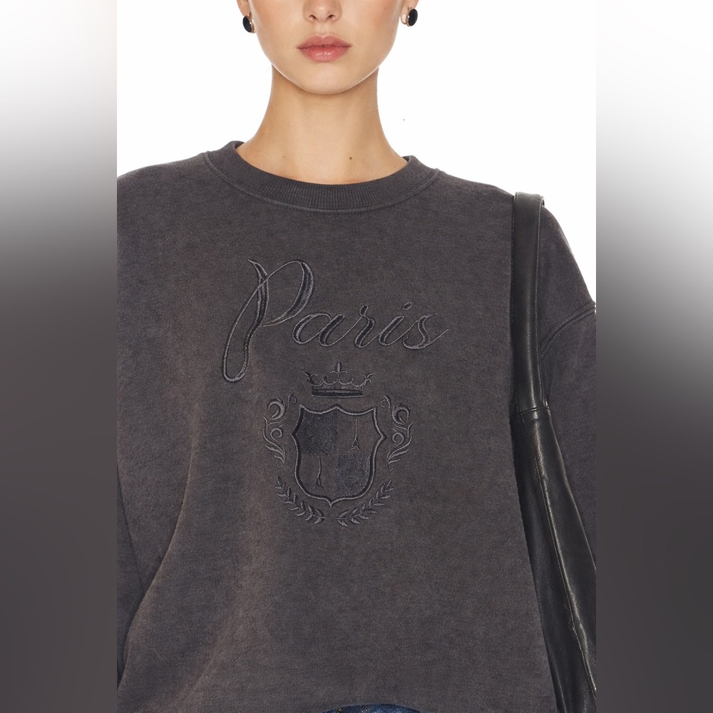 Like New Pristine State Of Mine Gray Paris Crewneck Pullover Size: Small - Picture 2 of 7